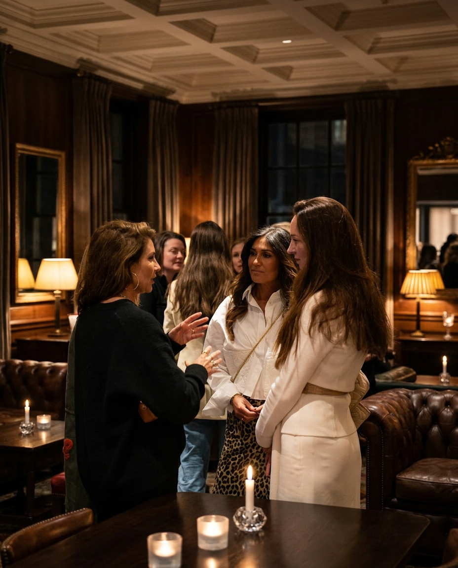 Members at a curated experience
